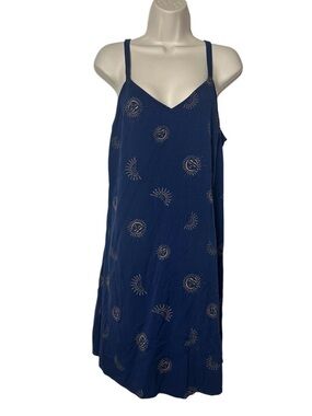 Torrid Navy Blue Sun Print Slip Dress